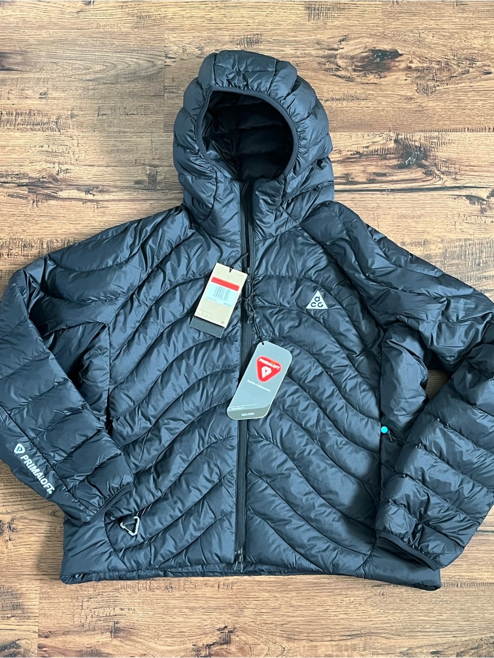 Nike ACG Therma Fit ADV Lava Flow Jacket ‘Black White’ (size wmns L)